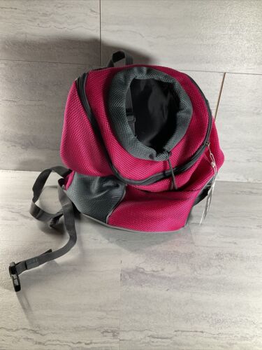 WOYYHO Pet Travel Carrier Front Pack Breathable Head-Out | Large | PINK (6922776772791)